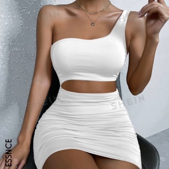 One shoulder bodycon dress - Picture 2 of 3